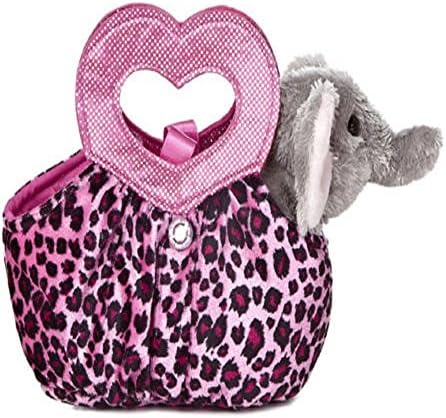7" Jungle Love - Elephant Fancy Pal Purse Plush Stuffed Animal