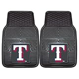 FANMATS MLB Texas Rangers Vinyl Heavy Duty Car Mat