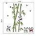 AIMTOPPY Home Decor Mural Vinyl Wall Sticker Removable Cute Panda Eating Bamboo Nursery Room Wall Art Decal Paper