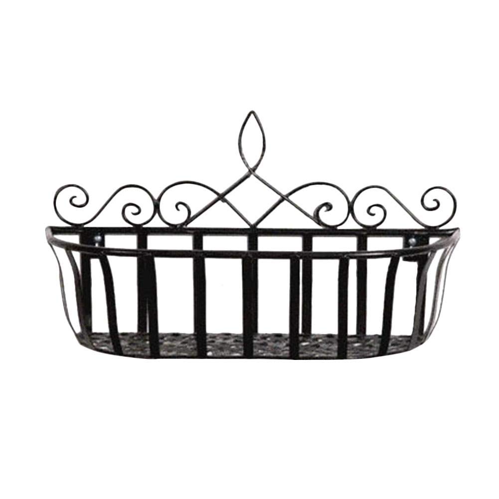Arvin87Lyly Wall Mounted Hanging Basket,Window Boxes Metal Wire Storage