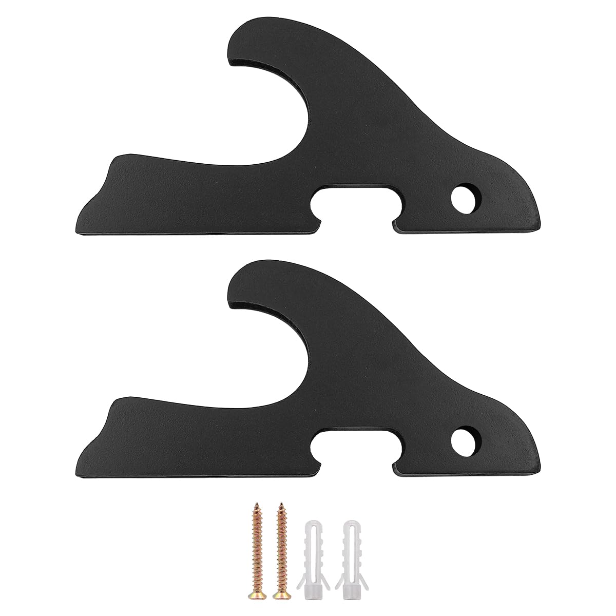 ANCLLO Sword Wall Mount Samurai Adjustable Sword Hanger Display Holder for Katana Wakizashi Tanto Genji Sword Weapon Rack