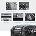 rabbitgoo Rooftop Cargo Carrier Car Roof Cargo Bag Easy to Install Straps - Waterproof Soft Shell Luggage Rack Bag on Car Topper 15 Cubic Feet