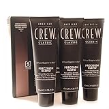 AMERICAN CREW Precision Blend Natural Gray Coverage 3x40ml 4-5 MEDIUM NATURAL by American Crew