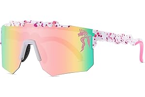 RICONE Two Sizes Cycling Sunglasses Polarized UV400 for Adults Youth Boys Girls Men Women Baseball Sports Glasses Outdoor