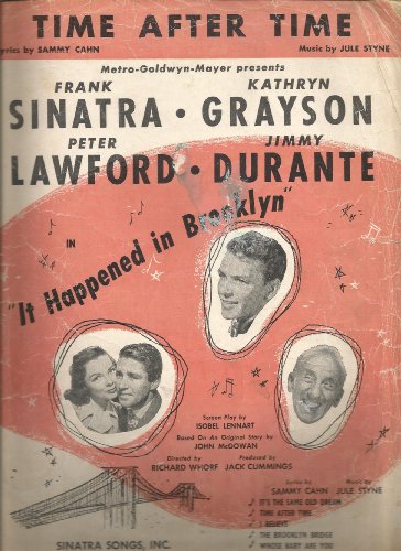 Sheet muic 1947 Time After Time Frank Sinatra 72