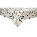 Lenox 7276102OBLMLT Holiday Nouveau Ribbon 60-by 102-Inch Oblong Tablecloth, 60