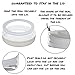 County Line Kitchen Reusable Snap-Fit Seals for Ball Plastic Mason Jar Lids - Regular Mouth, 12 Pack
