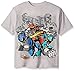 Power Rangers Little Boys Dino-Charge Short Sleeve Tee, Silver, Medium/5/6