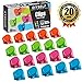 20Pack Magnetic Metal Clips Refrigerator Whiteboard Wall Fridge Magnetic Memo Note Clips Magnets Metal Clip