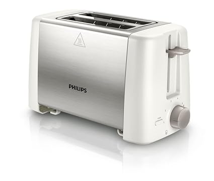 Philips HD4825/01 800-Watt 2-Slot Toaster (White)