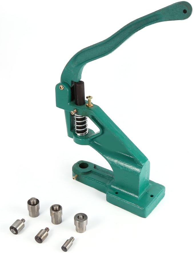 Hole Punch Hand Press Machine Eyelet Punch Rivet Press Snap Button