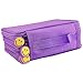 Large Capacity Multilayer Colored Pencil Case (72 Slots Purple Pen Bag)