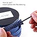100ft - 1/2 inch PET Expandable Braided Sleeving – BlackBlue – Alex Tech Braided Cable Sleeve