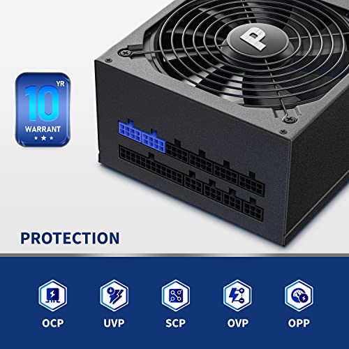 Pystar 1000W Power Supply 80+ Gold Full Modular PSU,ES1000 Pricepulse