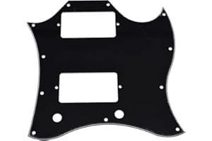 Dopro American Standard SG Guitar Full Face Pickguard for USA SG Special Guitar Black 3 Ply