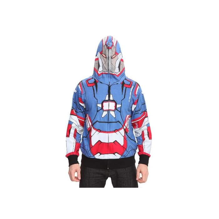 marvel full zip hoodie