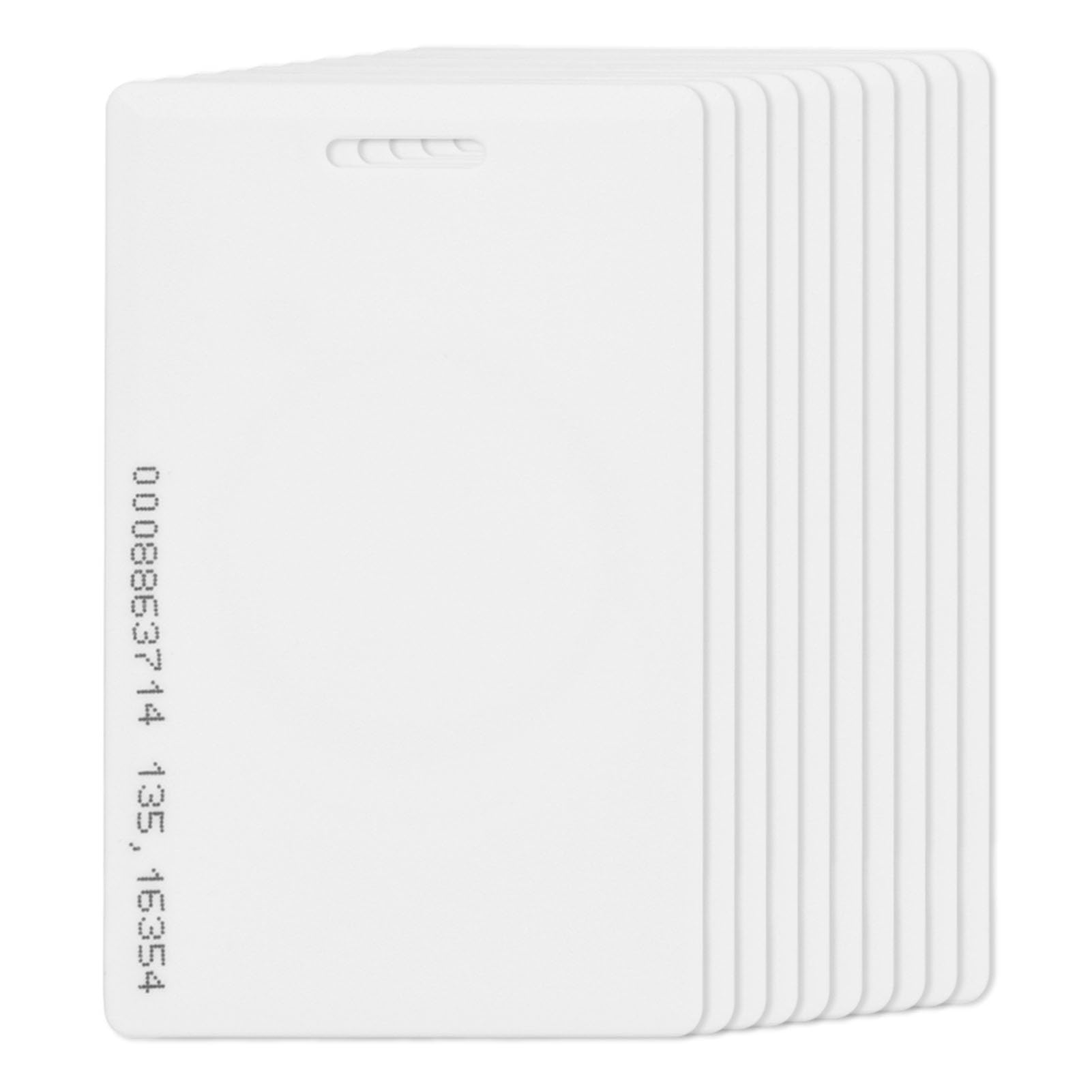 Sonew Door Access Control System, 10Pcs 125Khz RFID Readable Access Card Proximity Door Control Entry Access Card