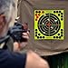 Shooting Targets 8 Inch 50 Pack Splatter Targets Self Adhesive Paper Reactive Target Stickers for Gun Rifle Pistol Bb Gun AirSoft Pellet Gun Air Rifle