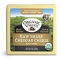 Organic Valley, Organic Raw Sharp Cheddar Cheese, 8 oz