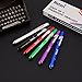Mini Medical Penlight with Pupil Gauge for Nurses, Hatori A Pack of 3pcs Aluminum Reusable White LED Pen Flashlight (Red/Purple/Blue)
