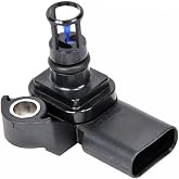 12670600 Manifold Absolute Pressure (MAP) Sensor for Chevy GMC Silverado Malibu Equinox Cruze, Sierra 2500 3500, Cascada Encore, Replaces 12681993 12707766 Intake Air Pressure and Temperature Sensor