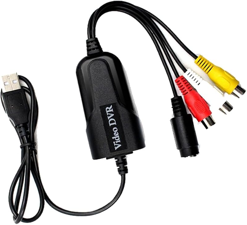 Potadak USB 2.0 Video Capture Card CVBS Converter Audio Video for PC DVD