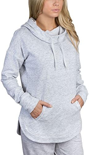 Champion Women's French Terry Hoodie (Gray, Medium)