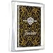 Fournier Tribus Poker Size Standard Index Playing Cards (Black Gold)