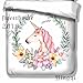 Home4Joys Flowers Unicorn White Bedding Sets Pillows Case with Full Queen Duvet Cover Cotton Bedding Comforter Set Queen Size