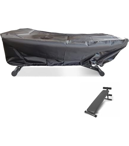 Funda Impermeable Para Banco De Musculación - Tela Oxford 210D, Ajuste 152x46x54 Cm, Protección Contra Polvo Y Humedad