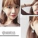 A&C Fashion Korean Version Alloy Geometric Shapes Earrings for Women. Unique Handmade Earrings Jewelry for Girl. (Silver Color)