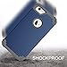 MAXCURY Case for iPhone 6, iPhone 6s Case, 3 in 1 Shockproof Slim Hybrid Hard PC Soft Silicone Rugged Rubber Bumper Full Body Protective Case Cover for iPhone 6/6S (4.7 inch) (Navy Dark Grey)