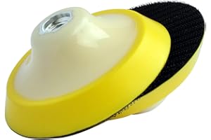 BSRTTOOL 2Pcs 5 Inch Backing Pad Hook and Loop for Angle Grinder Plate - 5/8"-11 Thread Backer Pad