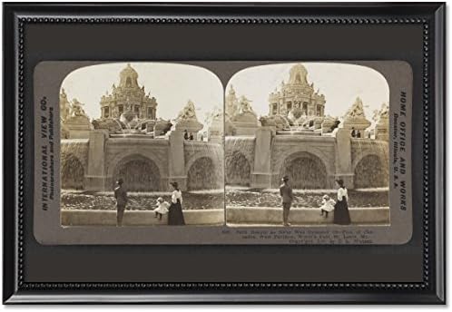 ClassicPix Framed Print 11x17: Such Beauty As Ne'er was Dreamed of, Foot of Cascades, West.
