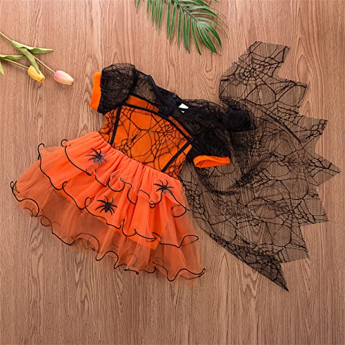 VnimVinter Toddler Baby Girls Cute Halloween Witch Costume Lace