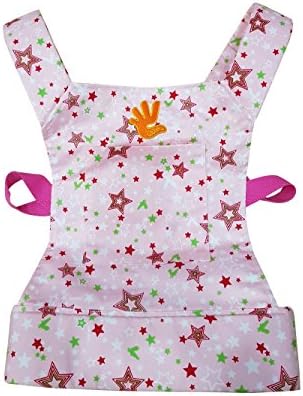 Baby doll carrier for kids, in toys Children Toddler Carry Front or Back (Star)
