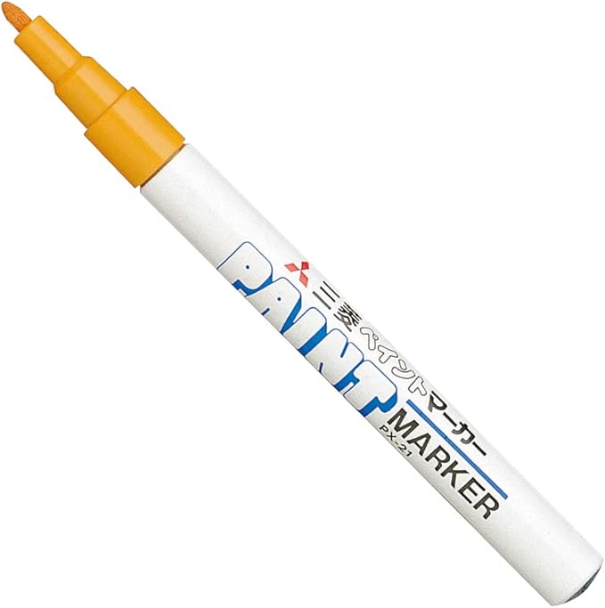 Amazon 三菱鉛筆 ペイントマーカー 細字 橙 10本 Px21 4 文房具 オフィス用品 文房具 オフィス用品