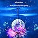 Leegor RC Toy Epoch Air RC Flying Ball, RC Drone Helicopter Ball Built-in Shining LED Lighting for Kids Teenagers Colorful Flyings for Kids Toy Christmas Gift (Clear)