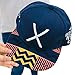 Toraway Caps, New Unisex Hip-Pop Letter X Flat Hat Baseball Cap Hip-Hop Peaked Cap Blue