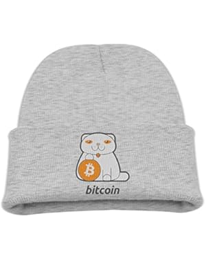 Bitcoin Cat Newborn Baby Knitted Hat Acrylic Watch For Autumn/Winter