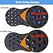 Parabirds Curl Twist Hair Sponge Big&Small Holes Brush Double-Sided Comb Brush Sponge for Afro Black Men Women (2PCS Black Wave)