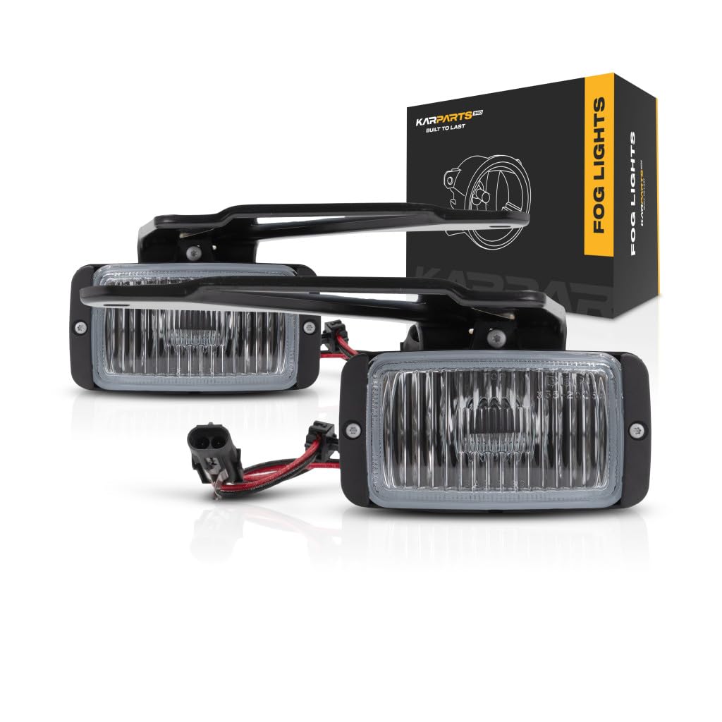 Photo 1 of For Chevy/GMC C/K 10 1988-1997 Fog Light Assembly Pair Driver and Passenger Side | w/Bracket and Wiring | GM2592106 | GM2593106 | 16524927