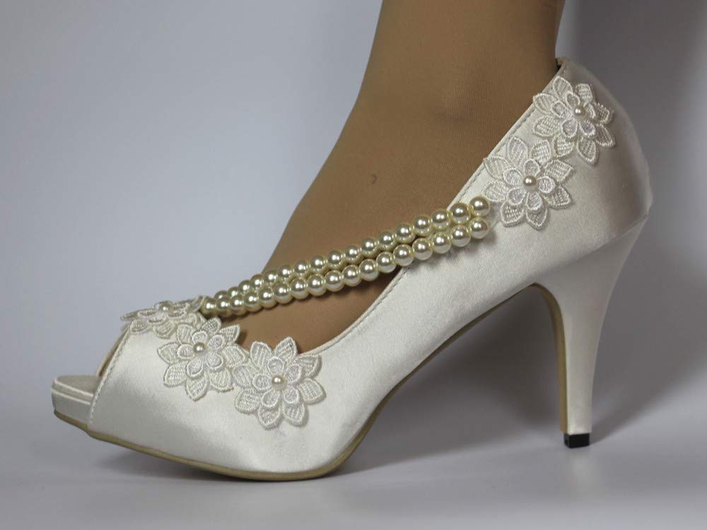 large size bridal shoes