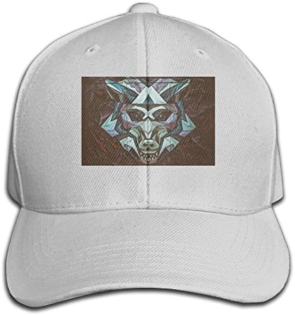 QIYYQI Wolf's Dream Stretch Fit Unconstructed Womans Cute headgear Polo Style Low Profile Ash