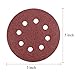 BonyTek 66 PCS 5 Inch 8 Hole Sanding Discs, 11 Discs Each of 40 60 80 120 180 240 Grits Hook and Loop Sander Sand Paper Assortment for Random Orbital Sander