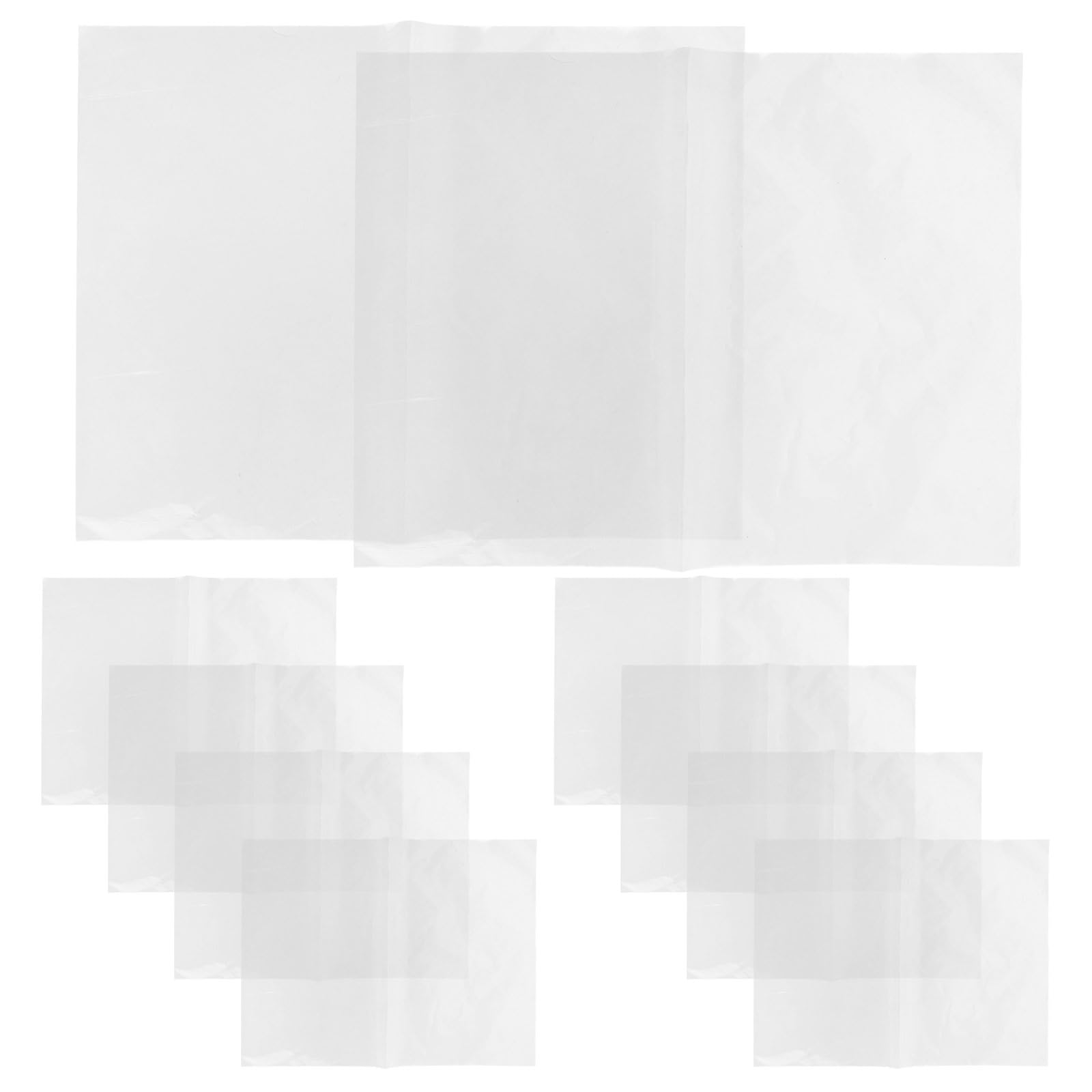 Photo 1 of Abaodam 10 Sheets Semipermeable Membrane Teaching Aid Membrane Demonstrations Science Membrane Materials for Students Science Supplies Cellophane Transparent