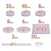 OLEBR Furniture Pads Premium Ultra Large Pack Furniture Felt Pads 150 pcs 100 Felt Pads Furniture Feet All Sizes + 50 Rubber Bumpers Pads Wood Floor Protectors & Cabinet Door Bumpers