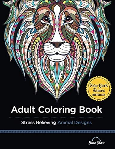 Download Adult Coloring Book: Stress Relieving Animal Designs PDF