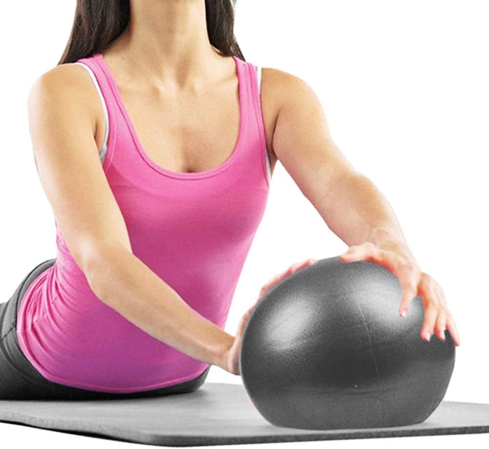 ZHIYE Mini Pilates Ball Yoga Exercise Core Fitness Bender, Stability, Barre, Training, Physical Therapy Anti-Slip Swiss Ball Gym Home - Image 5