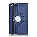 Moonmini 360 Rotation PU Leather Protective Case Cover Pouch for Samsung Galaxy Tab 3 8.0